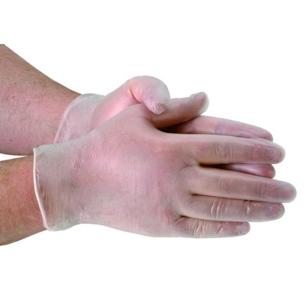 Clear Latex Powder Free Gloves Extra Large Per Box 100 Parkers Food