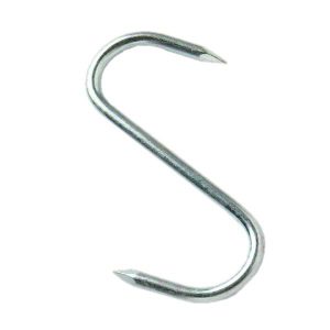 S-Hooks Stainless Steel 4" (per pack 10)