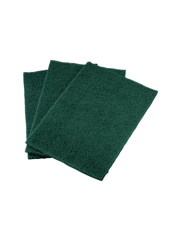 Scouring Pads Green 6x9inch per pack 10 Parkers Food Machinery Plus